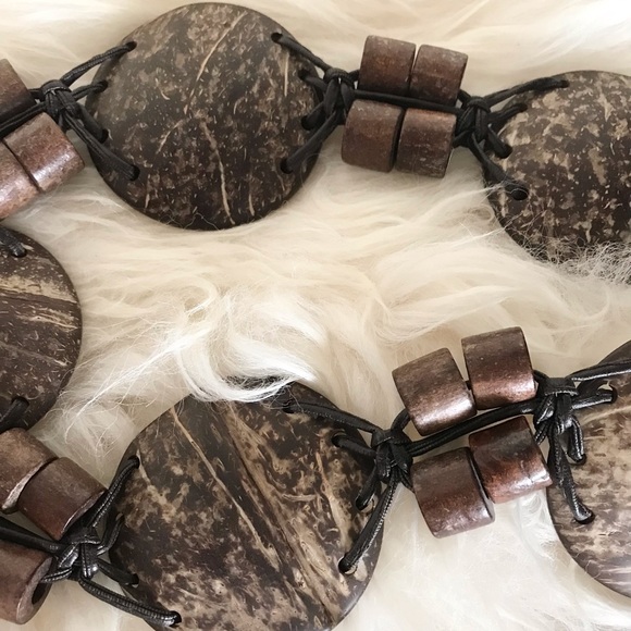 🍒FREE with 3+ items purchased🍒 Unique coconut belt - Picture 4 of 14